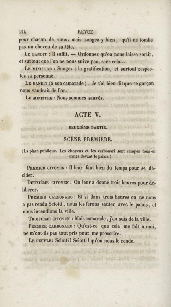 
						Affichage en mode lecture de la page
					