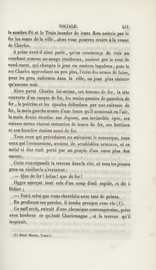 
						Affichage en mode lecture de la page
					
