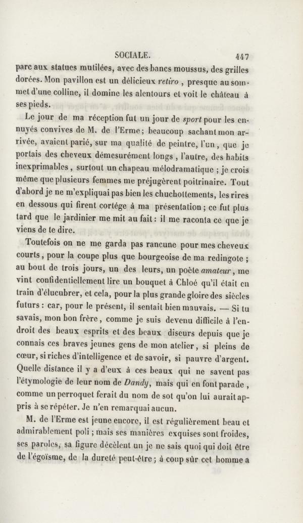 
						Affichage en mode lecture de la page
					