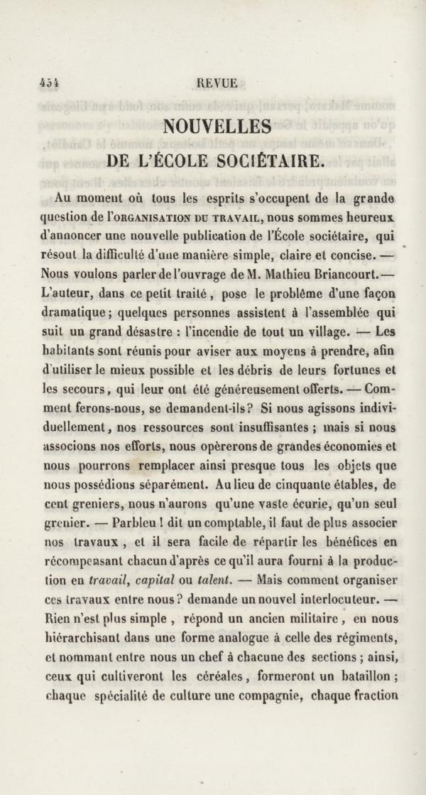 
						Affichage en mode lecture de la page
					
