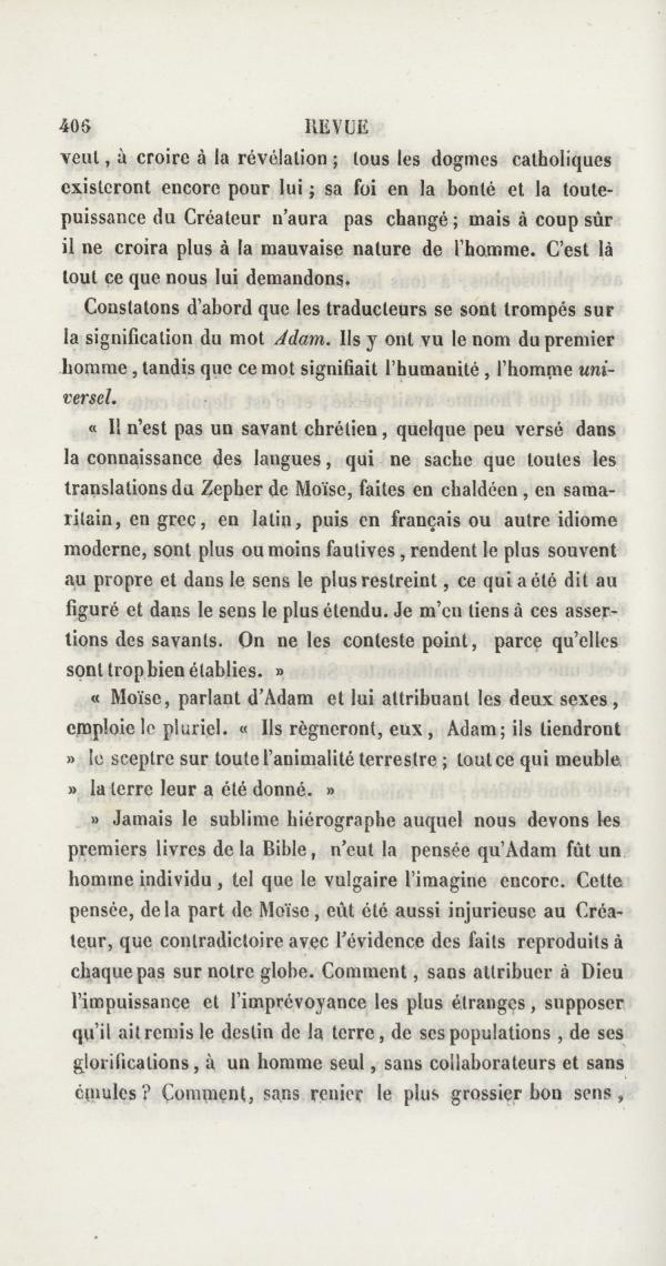 
						Affichage en mode lecture de la page
					