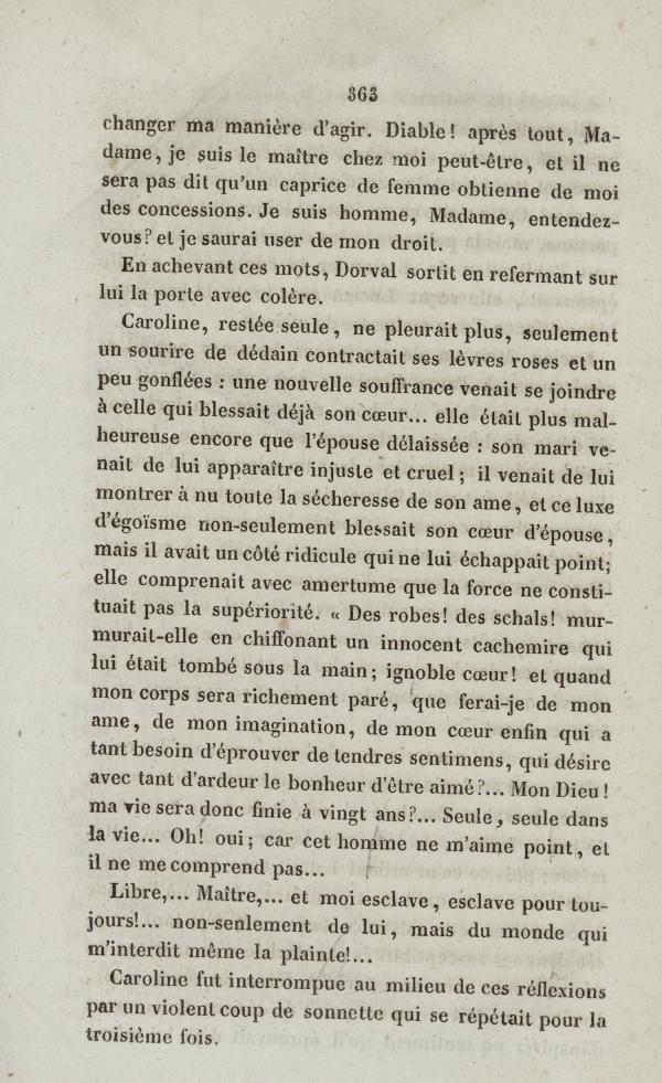 
						Affichage en mode lecture de la page
					