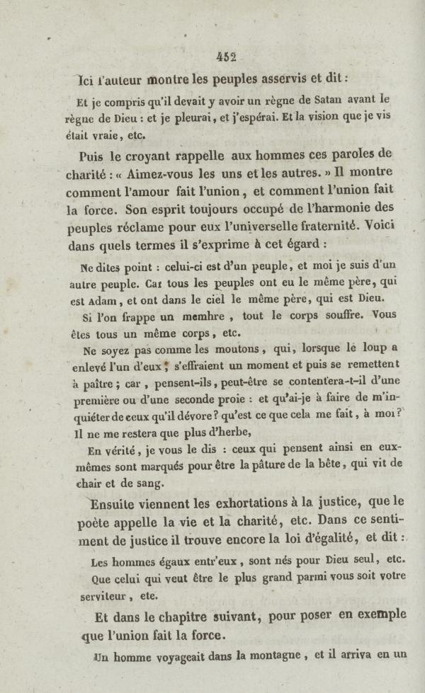 
						Affichage en mode lecture de la page
					
