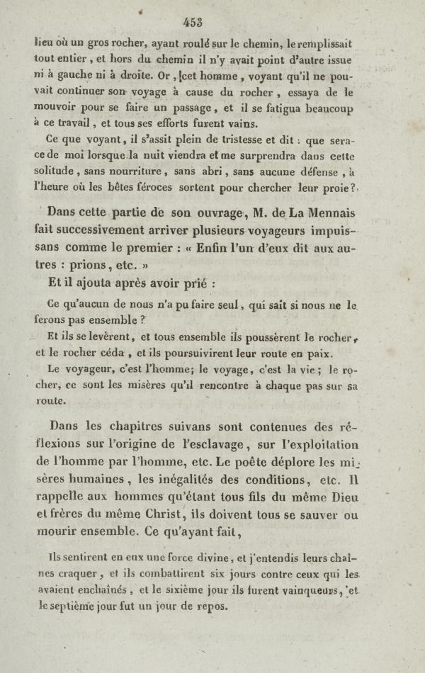 
						Affichage en mode lecture de la page
					