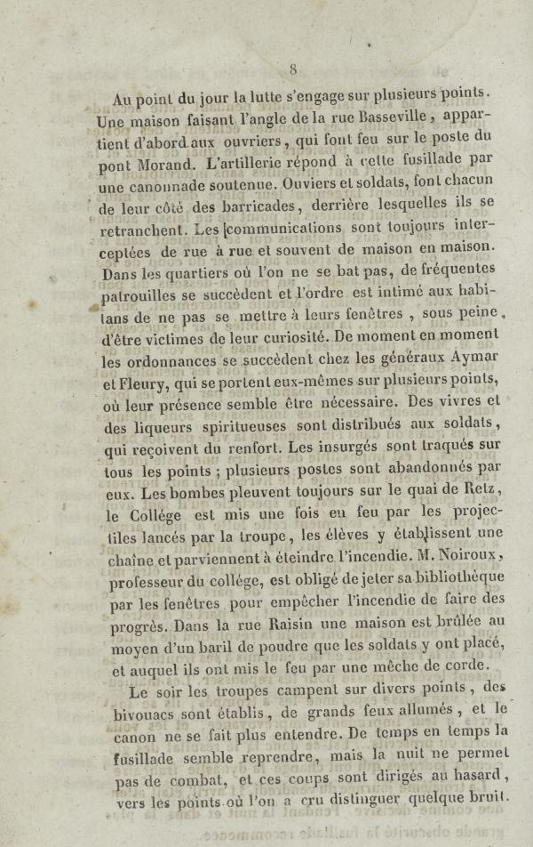 
						Affichage en mode lecture de la page
					