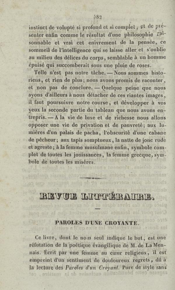 
						Affichage en mode lecture de la page
					