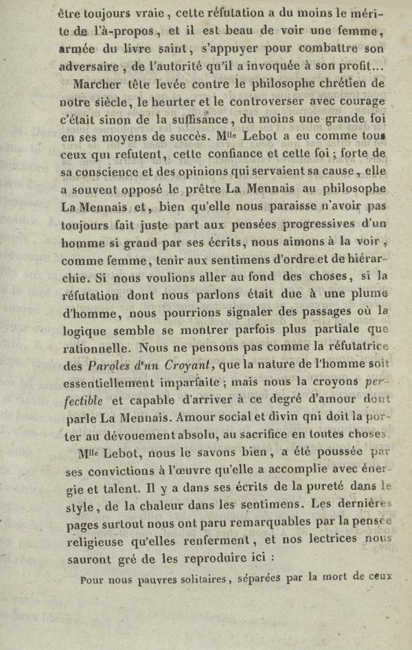 
						Affichage en mode lecture de la page
					