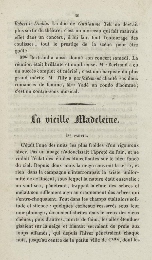 
						Affichage en mode lecture de la page
					