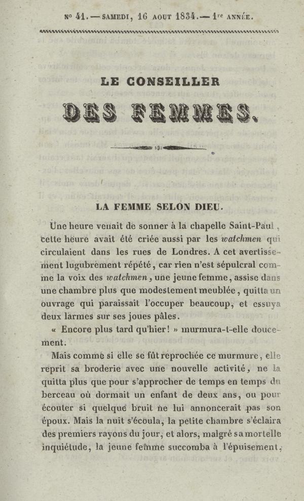
						Affichage en mode lecture de la page
					