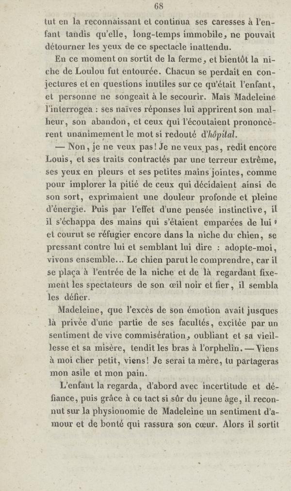 
						Affichage en mode lecture de la page
					