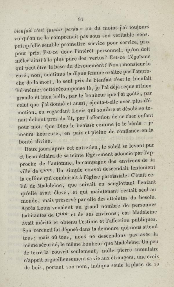 
						Affichage en mode lecture de la page
					