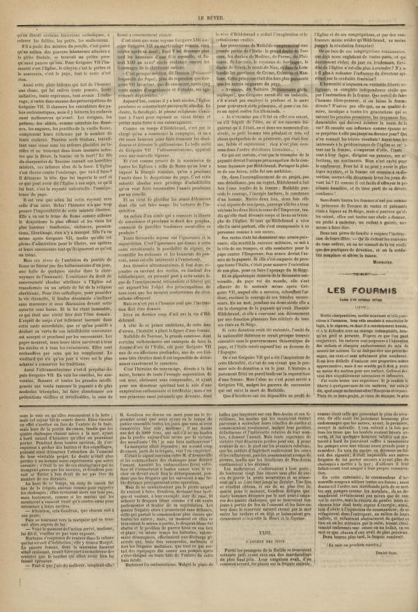 
						Affichage en mode lecture de la page
					