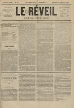 Le Réveil : journal Paris-Lyon, N°35, pp. 1