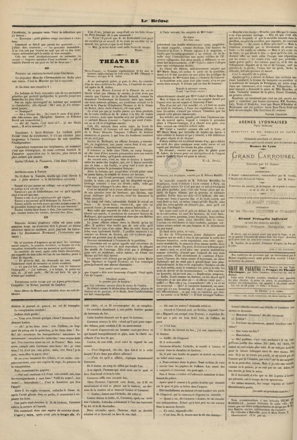 
						Affichage en mode lecture de la page
					