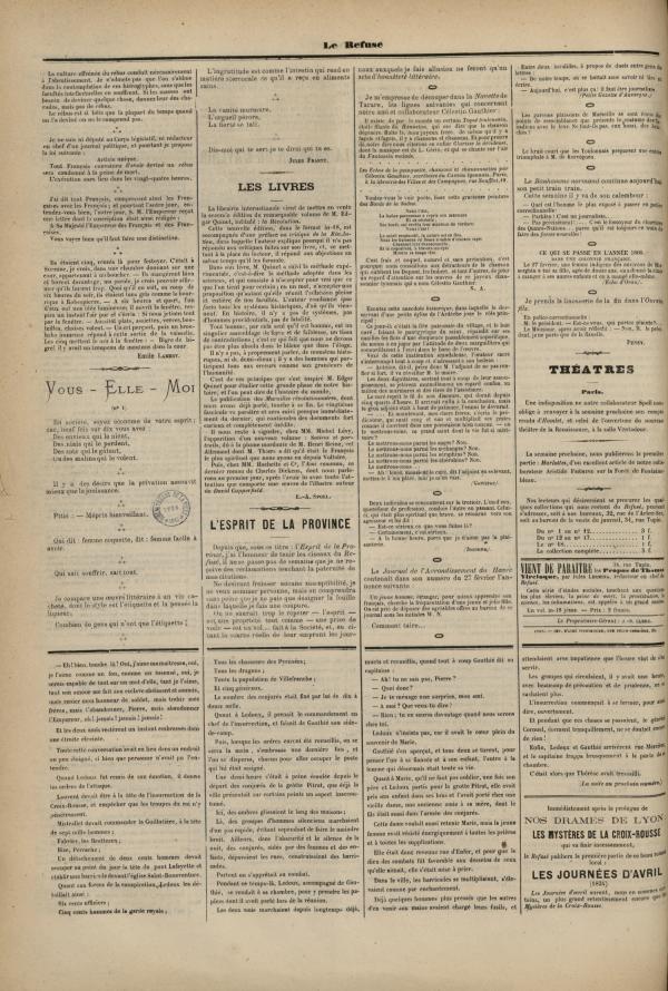 
						Affichage en mode lecture de la page
					