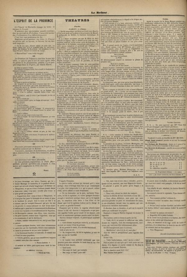 
						Affichage en mode lecture de la page
					