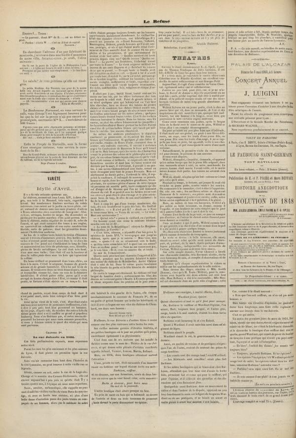 
						Affichage en mode lecture de la page
					