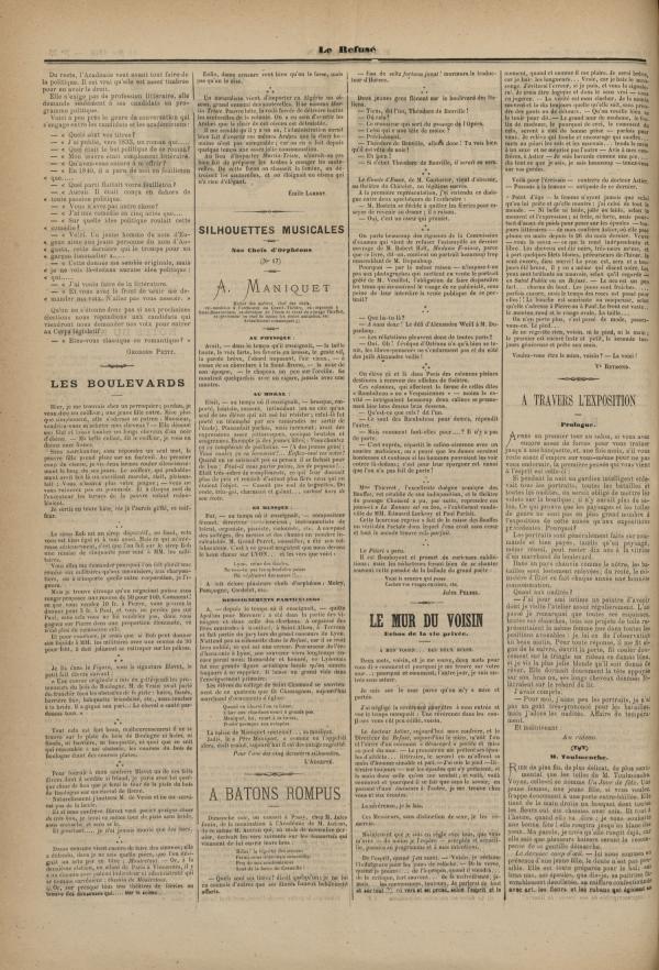 
						Affichage en mode lecture de la page
					