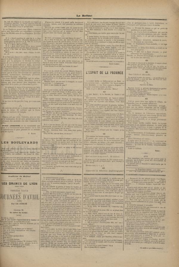 
						Affichage en mode lecture de la page
					