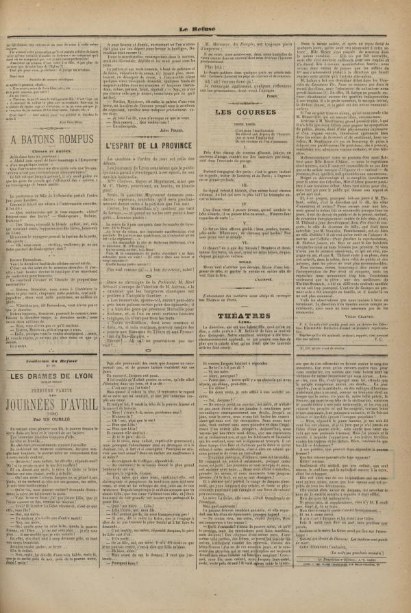 
						Affichage en mode lecture de la page
					