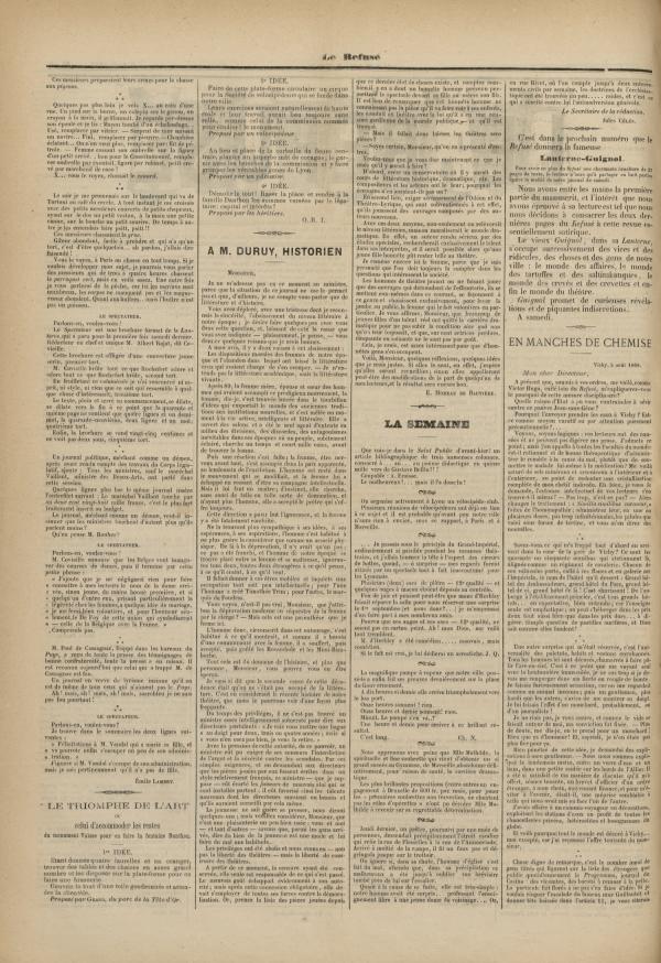 
						Affichage en mode lecture de la page
					