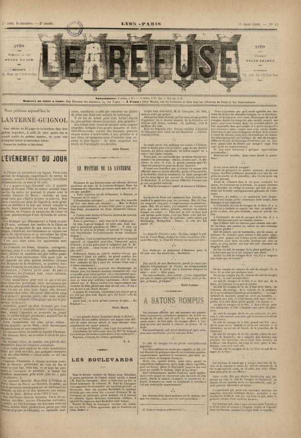 
						Affichage en mode lecture de la page
					