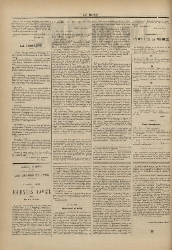 
						Affichage en mode lecture de la page
					