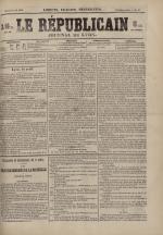 Le Républicain : journal de Lyon, N°45, pp. 1