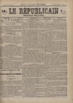 Le Républicain : journal de Lyon, N°53, pp. 1