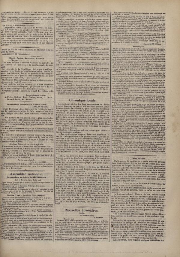
						Affichage en mode lecture de la page
					