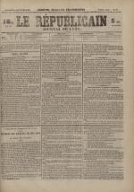 Le Républicain : journal de Lyon, N°82, pp. 1