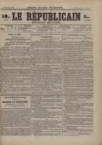 Le Républicain : journal de Lyon, N°92, pp. 1