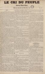 Le Cri du peuple (Lyon. 1848), pp. 3