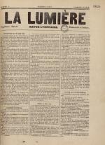 La Lumière : vigilance, sûreté, humanité et justice - revue lyonnaise, N°1, pp. 1
