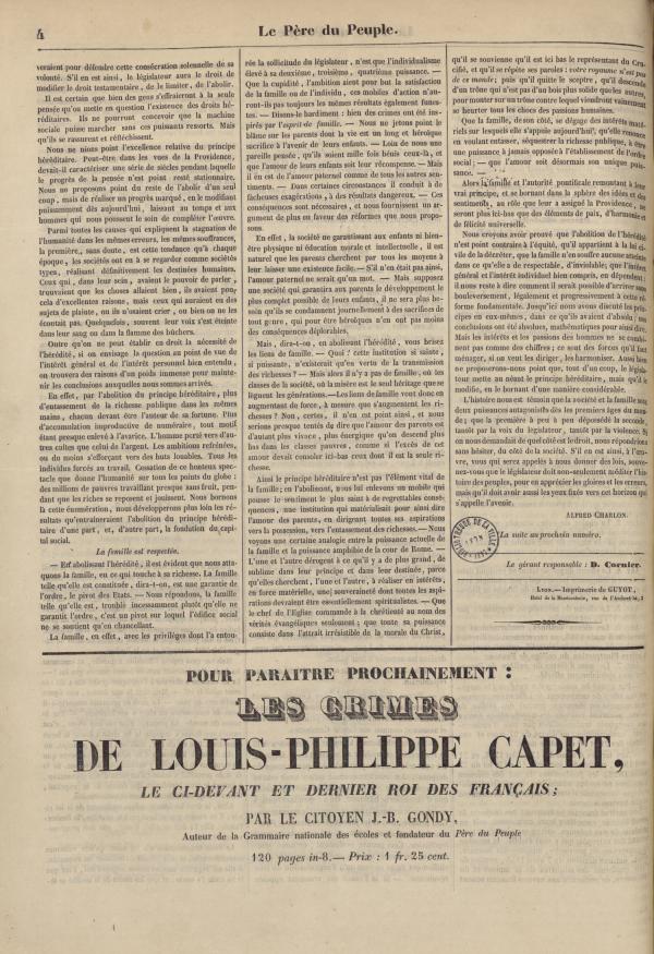 
						Affichage en mode lecture de la page
					
