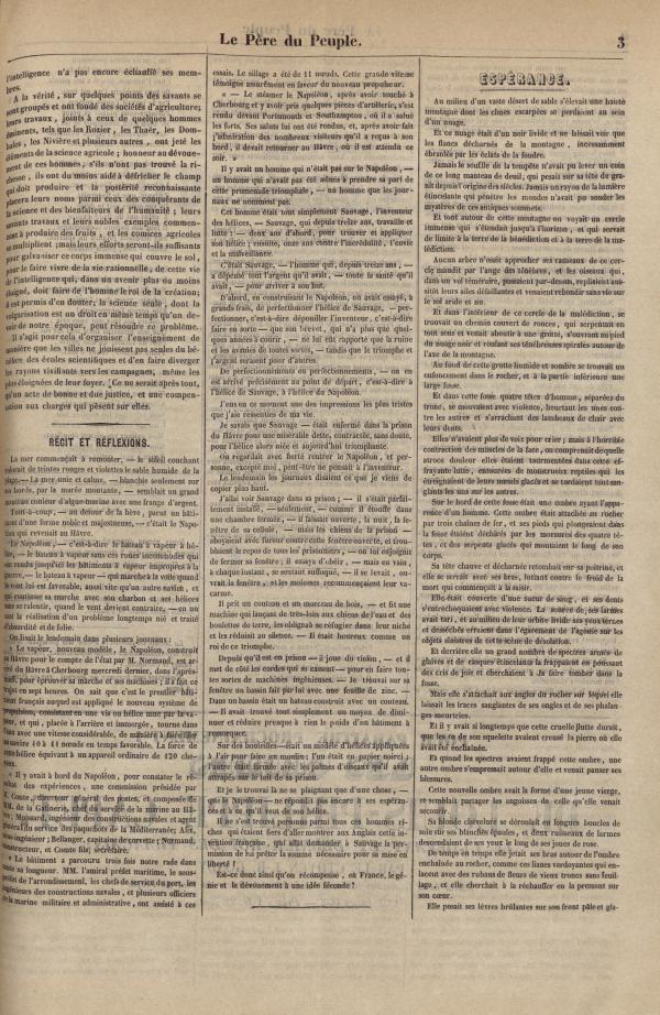 
						Affichage en mode lecture de la page
					