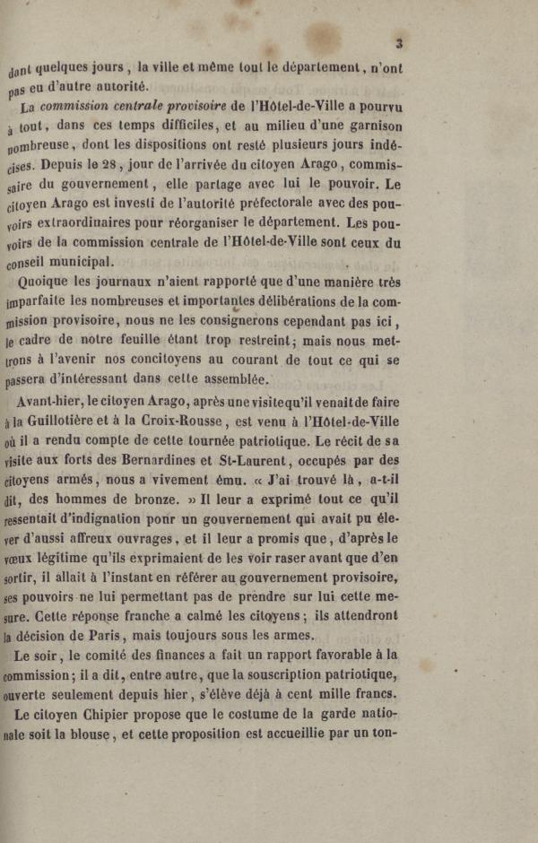 
						Affichage en mode lecture de la page
					