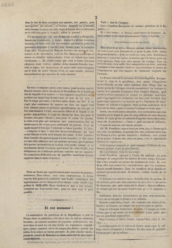 
						Affichage en mode lecture de la page
					