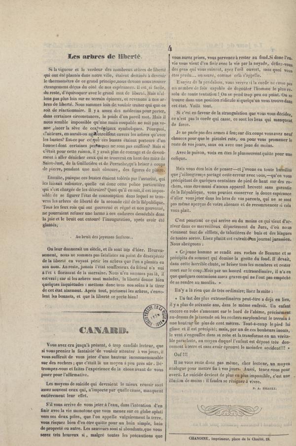 
						Affichage en mode lecture de la page
					