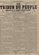 Le Tribun du peuple : organe de la Société démocratique - se distribue à Lyon, N°16