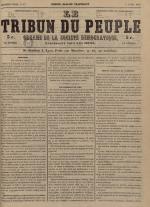 Le Tribun du peuple : organe de la Société démocratique - se distribue à Lyon, N°17