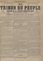 Le Tribun du peuple : organe de la Société démocratique - se distribue à Lyon, N°20