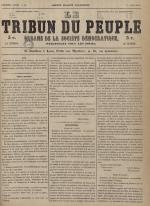 Le Tribun du peuple : organe de la Société démocratique - se distribue à Lyon, N°21