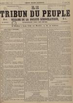 Le Tribun du peuple : organe de la Société démocratique - se distribue à Lyon, N°23