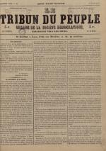 Le Tribun du peuple : organe de la Société démocratique - se distribue à Lyon, N°25