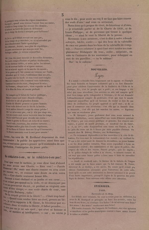 
						Affichage en mode lecture de la page
					