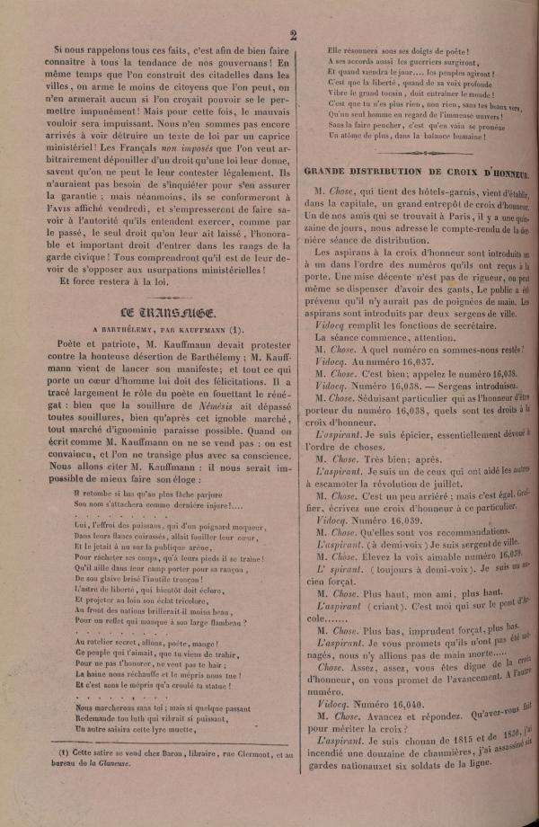 
						Affichage en mode lecture de la page
					
