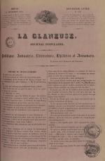 La Glaneuse : journal populaire, N°109, pp. 1