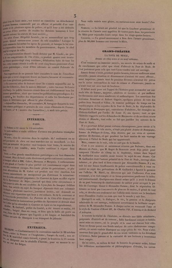 
						Affichage en mode lecture de la page
					