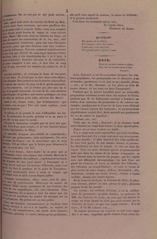 
						Affichage en mode lecture de la page
					